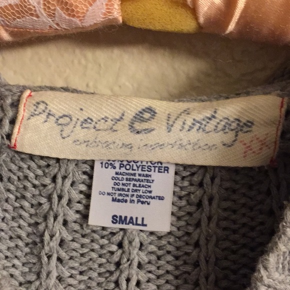 Project E Vintage Size S Hooded Sweater - Picture 6 of 6